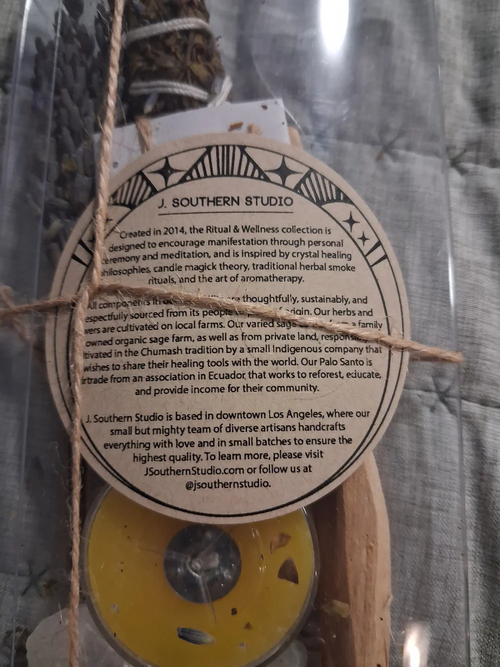 Happiness & Inspiration Yellow Candle Gift Set by